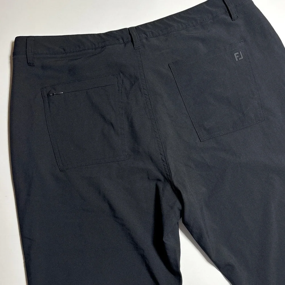 FootJoy FJ Moxie Lightweight Golf Pant 36x34 Black Performance 5 pocket Trousers